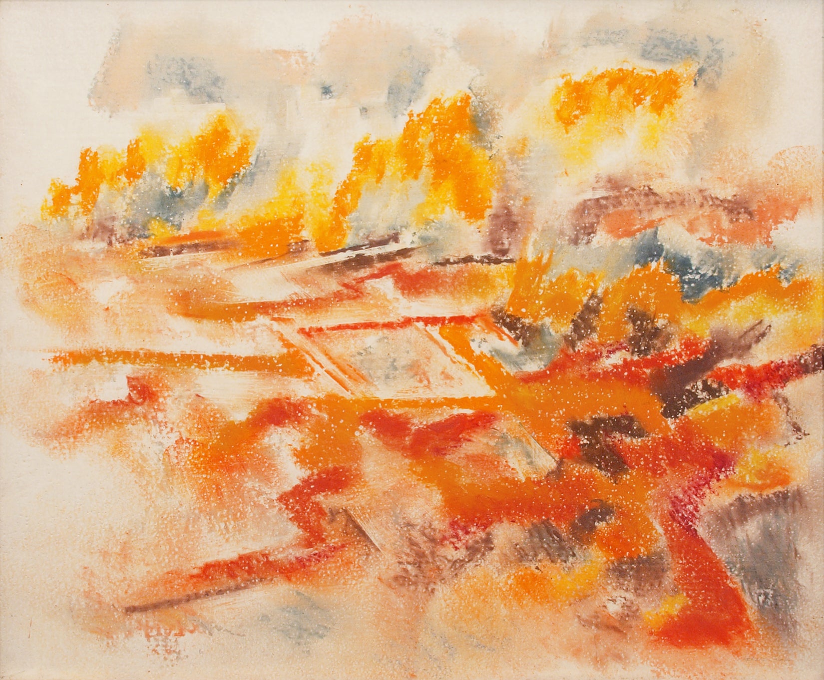Howard Cook (1901-1980) artwork for sale. Autumn Color: Talpa Valley (New Mexico), Drawing, circa 1942, Denver, Colorado, Art Gallery)