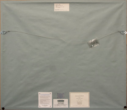 Untitled (Abstract in Yellow, Orange, Black, and Gray), Painting, circa 1960
