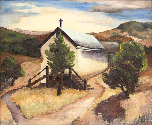 Andreas Andersen (1908-1974) artwork for sale. High Rolls, New Mexico, Painting, 1942, Denver, Colorado, Art Gallery)