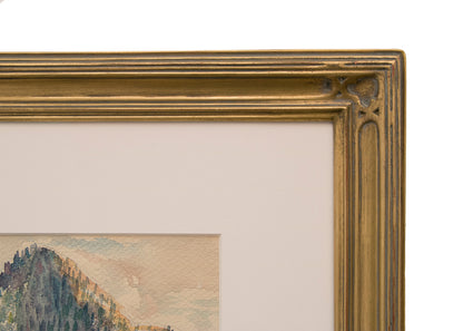Cameron's Cone (Above Colorado Springs, Colorado), Painting, circa 1930