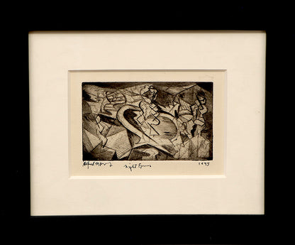 Night Forms (Modernist Landscape), Print, 1945