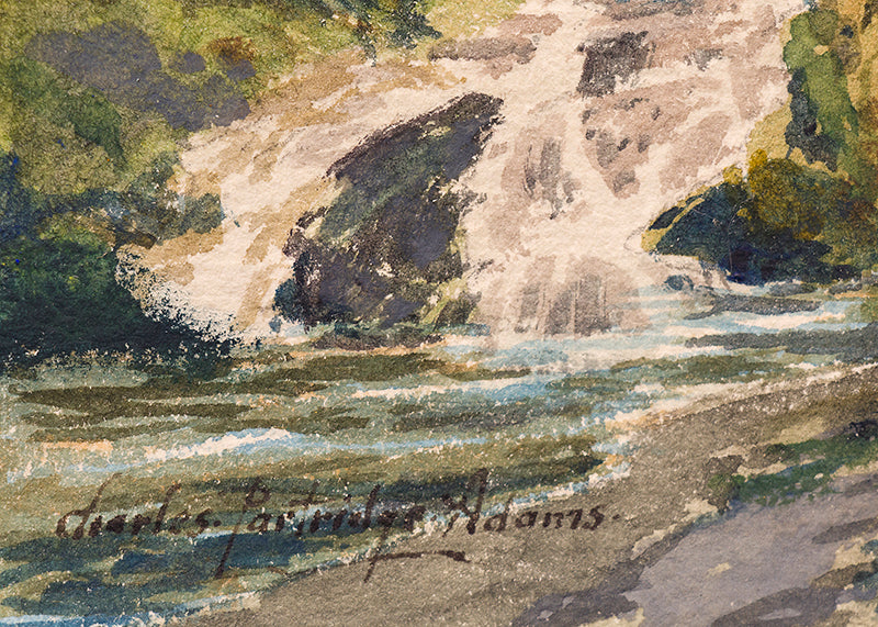 Mill Near Plainfield, New Hampshire, Painting, circa 1885