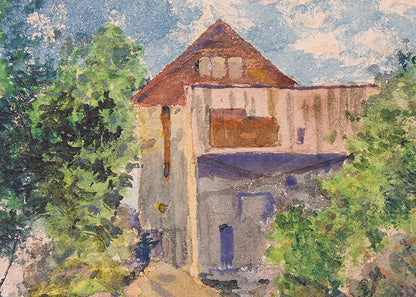 Mill Near Plainfield, New Hampshire, Painting, circa 1885