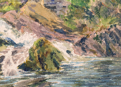 Mill Near Plainfield, New Hampshire, Painting, circa 1885