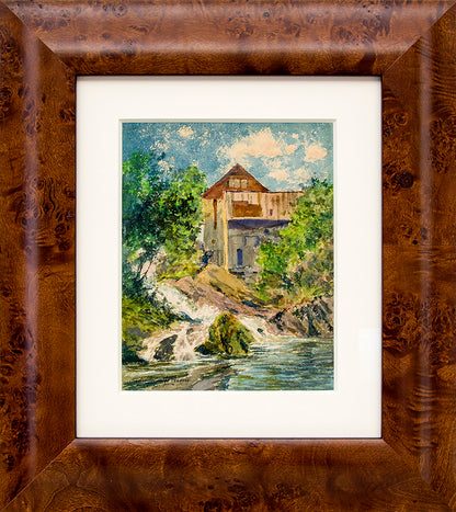 Mill Near Plainfield, New Hampshire, Painting, circa 1885