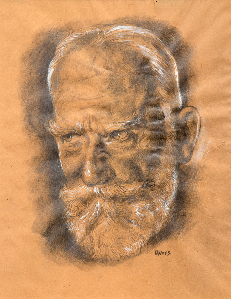 Herndon Davis (1901-1962) artwork for sale. Untitled (Portrait of a Man), Drawing, Denver, Colorado, Art Gallery)