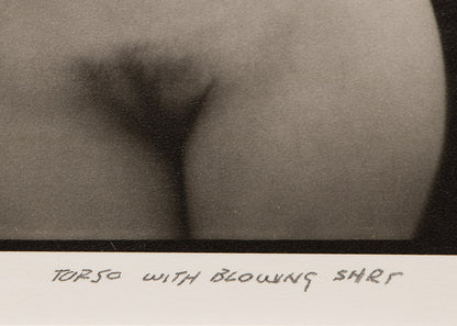 Torso with Blowing Shirt (3/5), Photograph, 1988