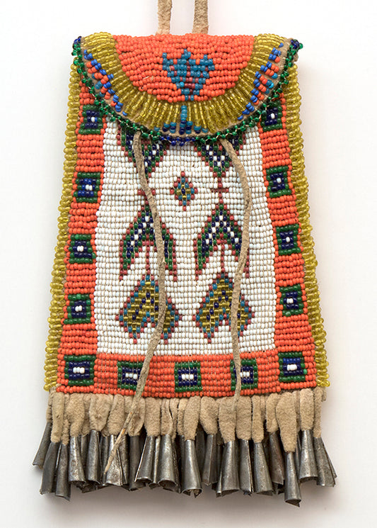 Sioux artwork for sale. Beaded Strike-A-Light, circa 1925, Denver, Colorado, Art Gallery)