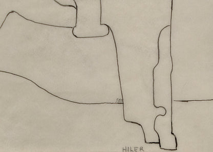 Pinto (Abstract Horse and Rider), Drawing, circa 1933