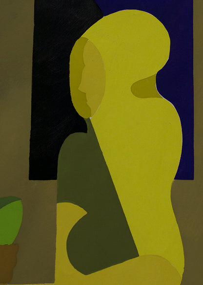 Untitled (Seated Figure in Still Life), Print, circa 1933