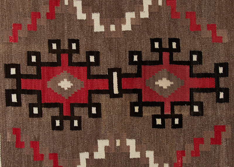 Trading Post Rug, circa 1940