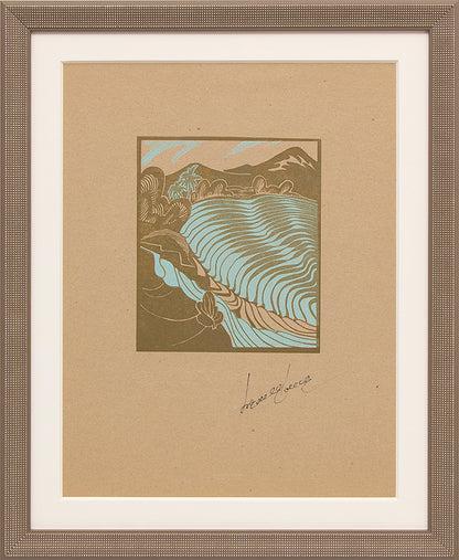 Pirouetting Paddies, Rice Terraces, Print