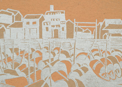 Sampans - Side by Side, Canton, Print, circa 1928