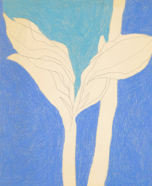 Margo Hoff (1910-2008) artwork for sale. Untitled (Janurary 30, 11) (Crayon Rubbing Series), Mixed Media Drawing
