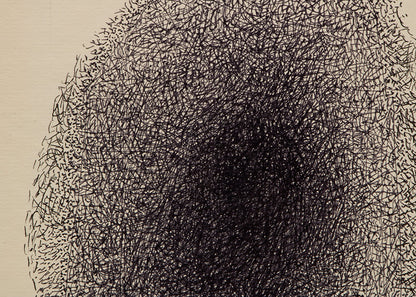 Hearts Obsidian (Mammoth Cave), Pen Drawing