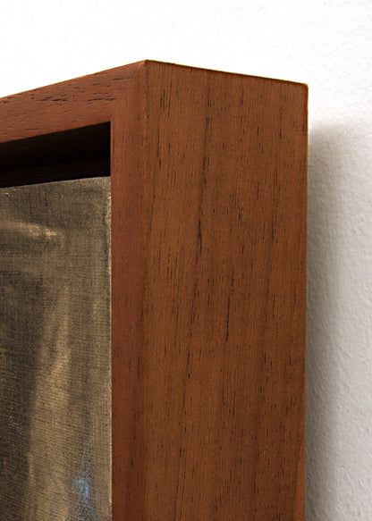 Untitled (Abstract in Brown, Ochre, Black, and Blue), Painting, 1963