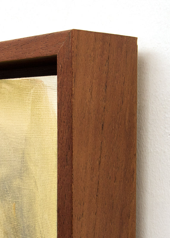 Untitled (Abstract in Gold, White, and Black), Painting, 1968