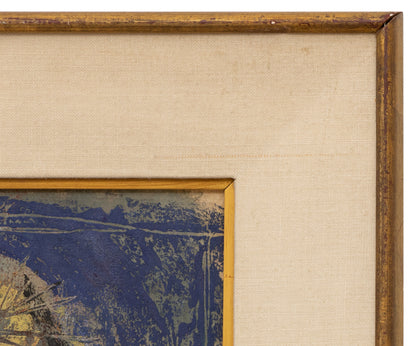 The Visitor (Abstracted Figures), Painting, 1960