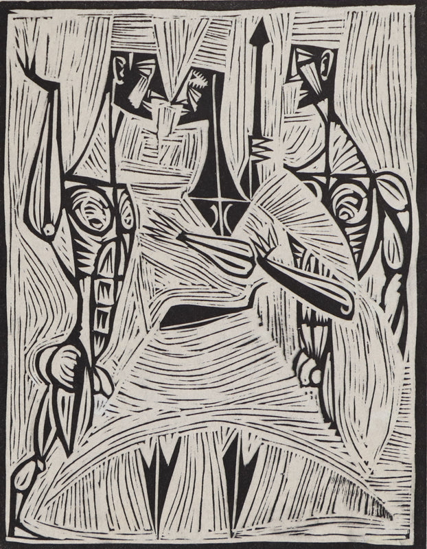 Edward Marecak (1919-1993) artwork for sale. The Abduction of Helen, Print, circa 1940-1970, Denver, Colorado, Art Gallery)
