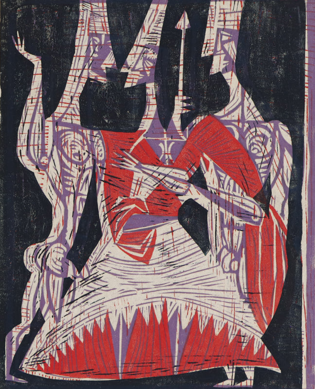 Edward Marecak (1919-1993) artwork for sale. The Abduction of Helen, Print, circa 1940-1970, Denver, Colorado, Art Gallery)