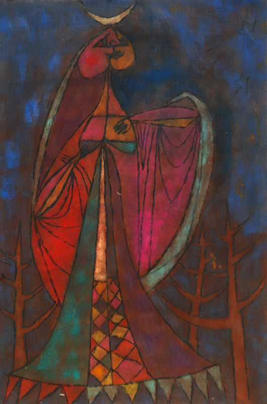Edward Marecak (1919-1993) artwork for sale. Untitled (Semi Abstract Woman), Painting, Denver, Colorado, Art Gallery)