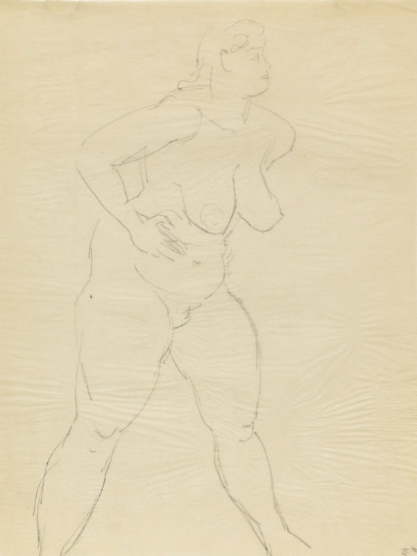 Edward Marecak (1919-1993) artwork for sale. Untitled (Nude Woman), Drawing, Denver, Colorado, Art Gallery)