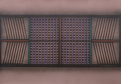 Paul Maxwell (1925-2015) artwork for sale. Untitled (Maxwell Pochoir Abstract), Painting, Denver, Colorado, Art Gallery)