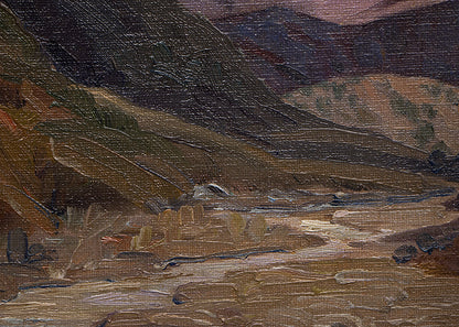 Untitled (Mountain Landscape), Painting, circa 1940
