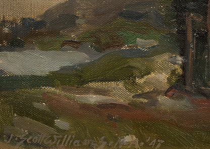 Untitled (Mountain Landscape), Painting, 1947