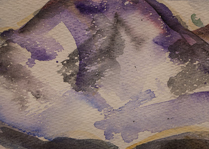 Untitled (Mountain Landscape), Painting, circa 1935
