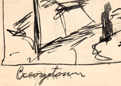 Georgetown (Church in the Mountains, Colorado), Drawing, 1938