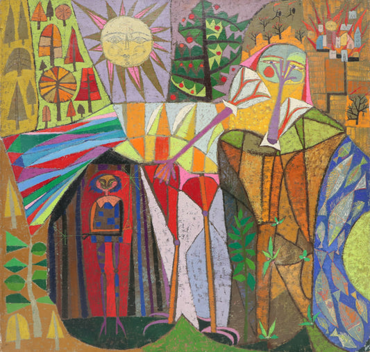 Edward Marecak (1919-1993) artwork for sale. The Phoenix, Oil Painting, 1968
