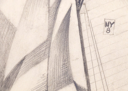Sailboat Races, Painting, circa 1932-1936