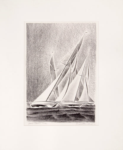 Yacht Races (Grand Lake, Colorado); 23 of 25, Print, 1933
