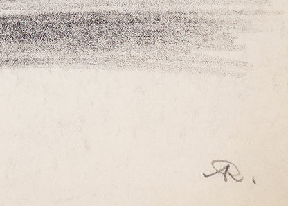 New Mexico Rain #7 (Storm over Southwestern Plain), Drawing, circa 1925