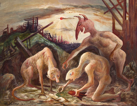 Twilight of History, Oil Painting, 1947