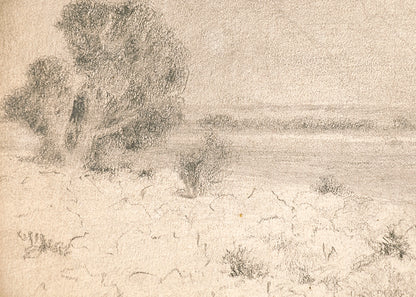 Untitled (Southern Colorado Landscape), Drawing, circa 1910