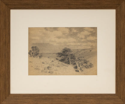 Untitled (Southern Colorado Landscape), Drawing, circa 1910