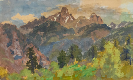 Charles Partridge Adams (1858-1942) artwork for sale. Untitled (Colorado Landscape), Painting, circa 1910, Denver, Colorado, Art Gallery)