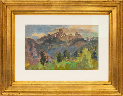 Untitled (Colorado Landscape), Painting, circa 1910