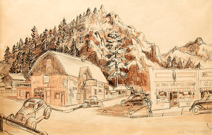 James Russell Sherman (1906-1989) artwork for sale. Estes Park (Colorado), Painting, 1938, Denver, Colorado, Art Gallery)