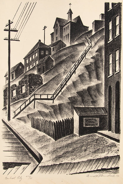 Arnold Ronnebeck (1885-1947) artwork for sale. Central City (Colorado), Print, 1933, Denver, Colorado, Art Gallery)