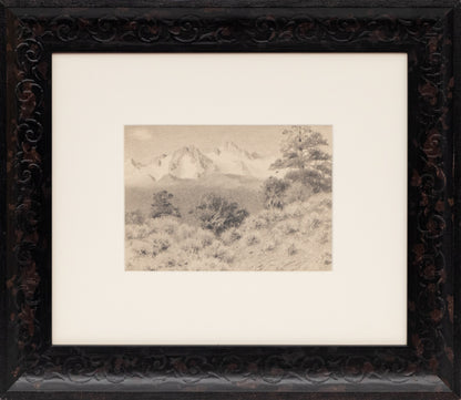 Untitled (Rocky Mountain National Park), Drawing, circa 1910
