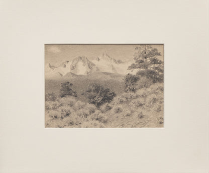 Untitled (Rocky Mountain National Park), Drawing, circa 1910