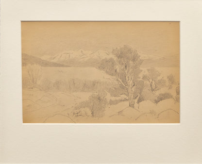 Untitled (Spanish Peaks), Drawing, circa 1910