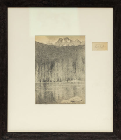 Fern Lake (Rocky Mountain National Park, Colorado), Drawing, circa 1910