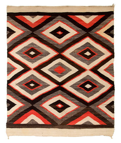Diné (Navajo) artwork for sale. Pan-Reservation Trading Post Rug, circa 1920-1930, Denver, Colorado, Art Gallery)