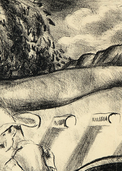 Untitled (Cowboy on Horseback with Tourists), Print, circa 1935