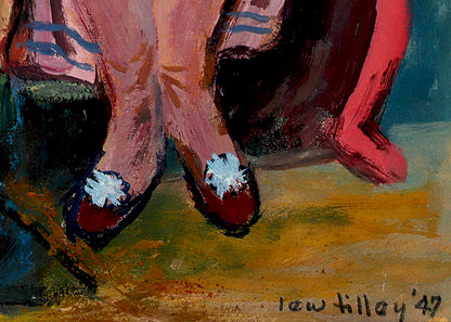 Ortez (Modernist Family Portrait), Painting, 1947