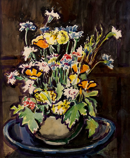 Elisabeth Spalding (1868-1954) artwork for sale. Little Garden Flowers (Still Life), Painting, Denver, Colorado, Art Gallery)